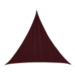 [Obrázek: Stínící plachta trojúhelník 3*3*3 m bordó - detail
